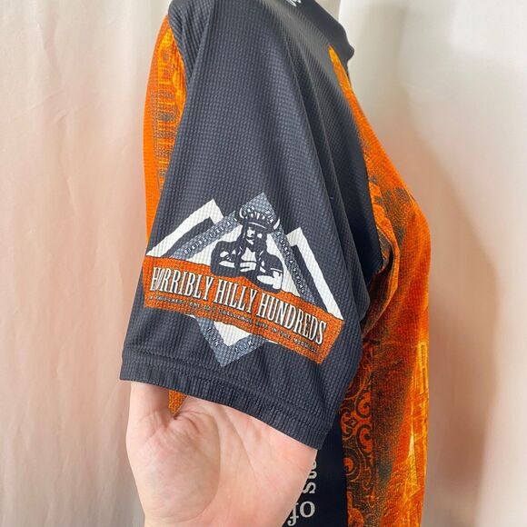 Men’s Medium Cycling Jersey Voler Horribly Hilly Hundreds 3 Quarter Zip - Picture 9 of 11